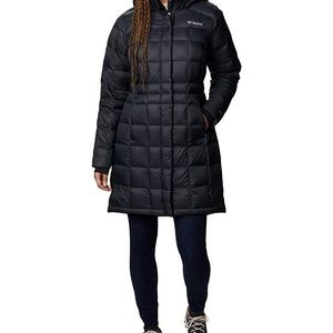 NWT Columbia Hexbreaker long down jacket